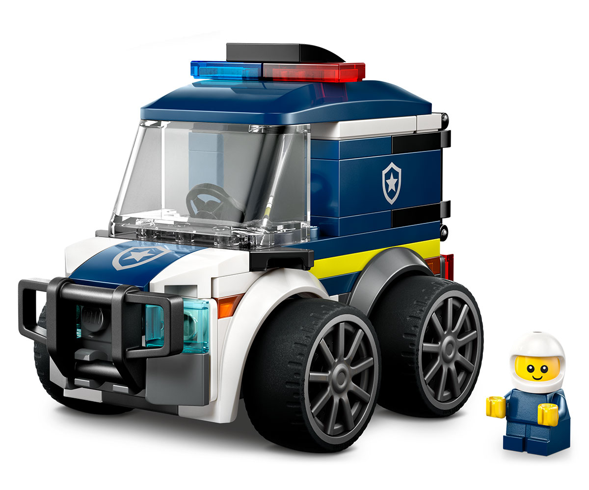 Конструктор LEGO City 60481 Возила – полицейски камион, 71 части