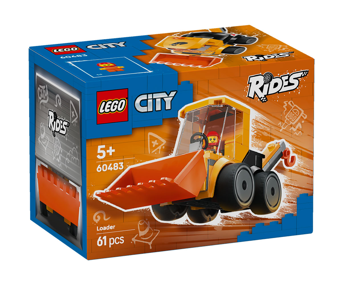 Конструктор LEGO City 60483 Возила – строителен товарач, 61 части