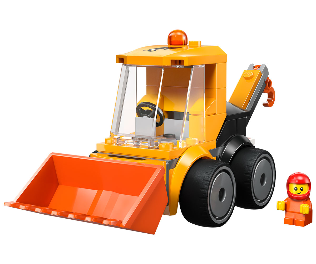 Конструктор LEGO City 60483 Возила – строителен товарач, 61 части