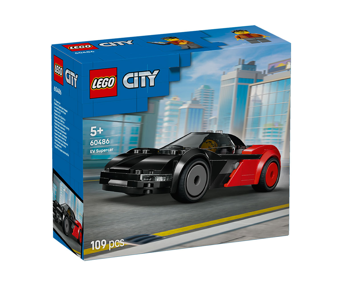 Конструктор LEGO City 60486 Електрическа суперкола, 109 части