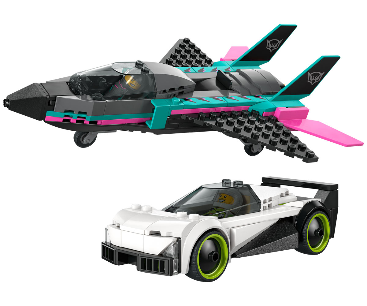 LEGO City 60489 Джет срещу кола, 259 елемента