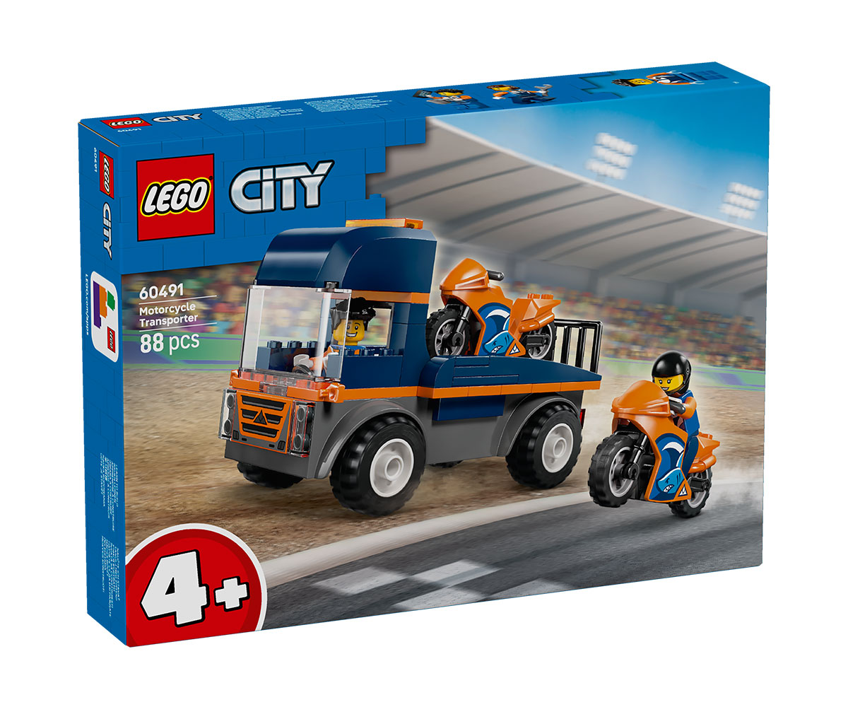 LEGO City 60491 Транспортьор за мотоциклети