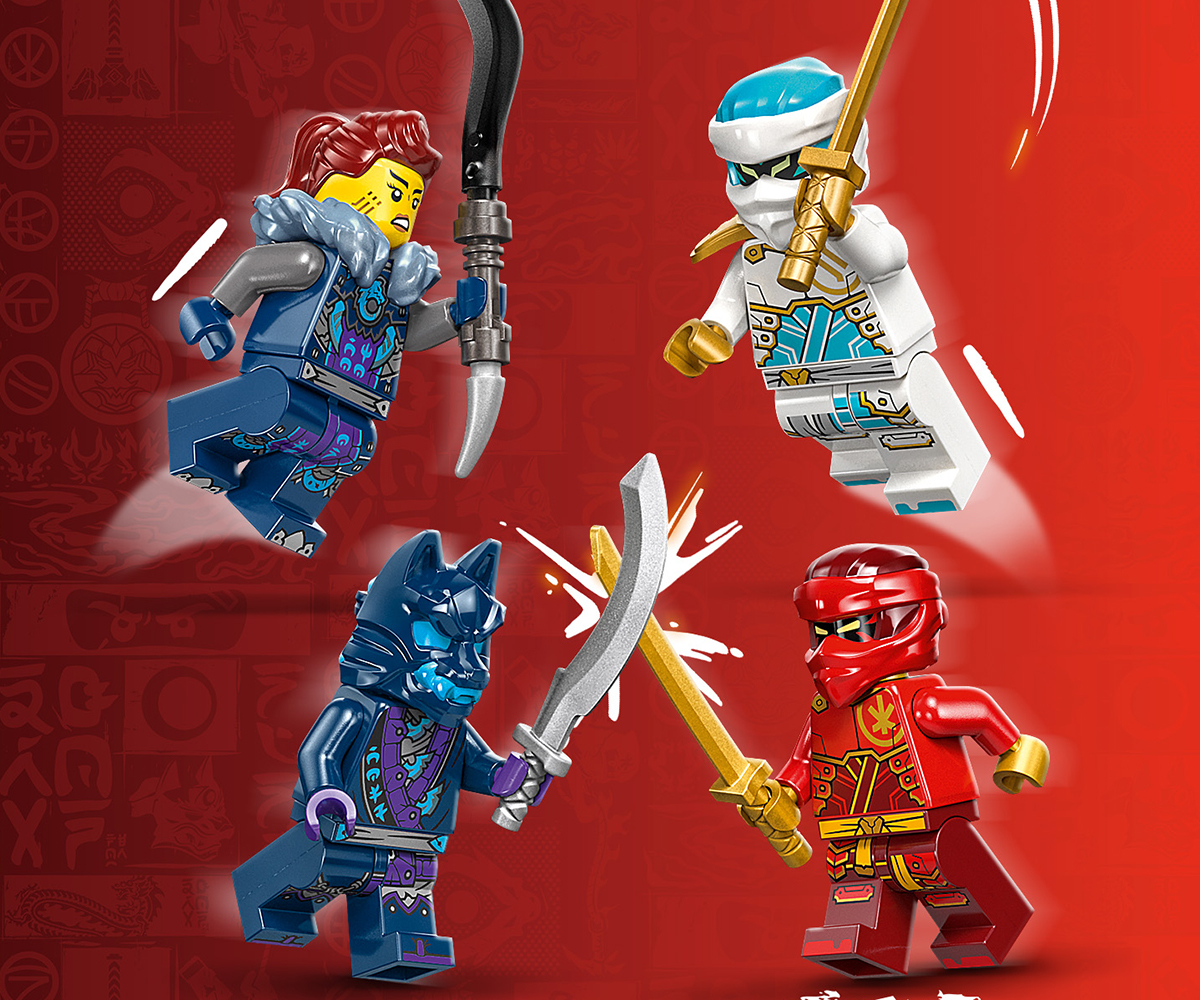 LEGO Ninjago 71808 Елементният огнен робот на Кай