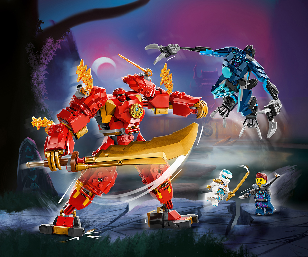 LEGO Ninjago 71808 Елементният огнен робот на Кай