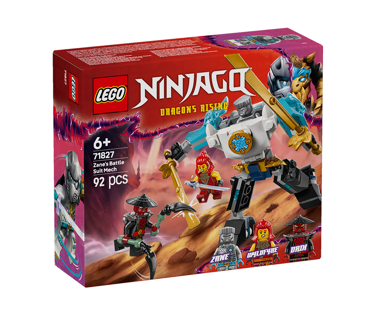 LEGO Ninjago 71827 Боен роботски костюм на Зейн, 92 части