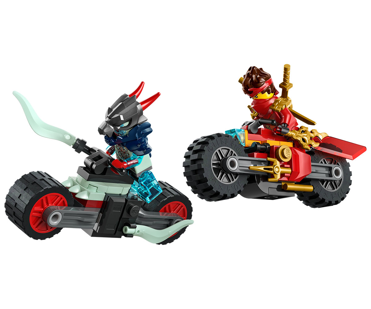 LEGO Ninjago 71838 Състезанието с мотоциклети на Кай, 79 части