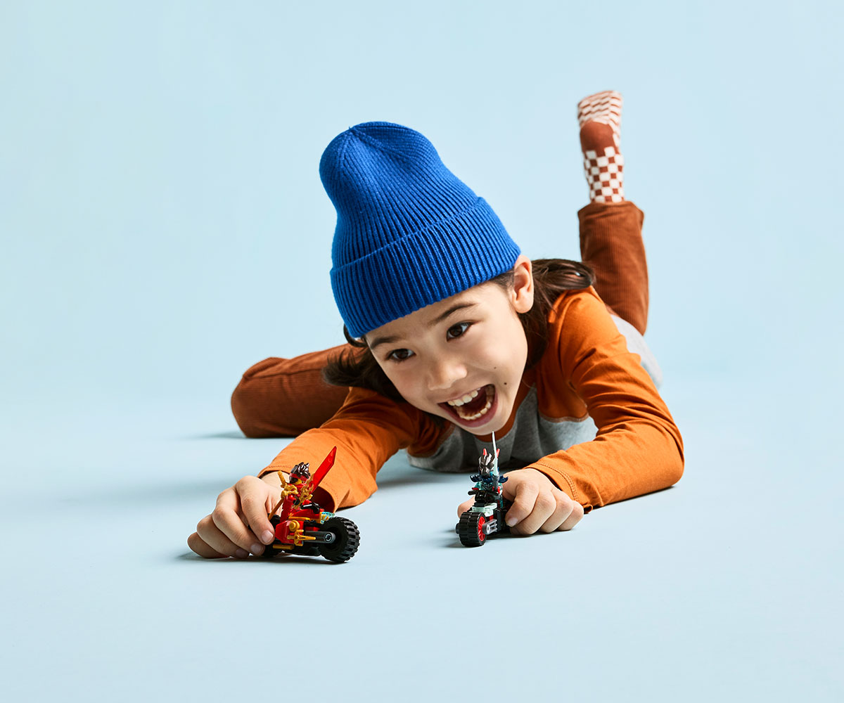 LEGO Ninjago 71838 Състезанието с мотоциклети на Кай, 79 части