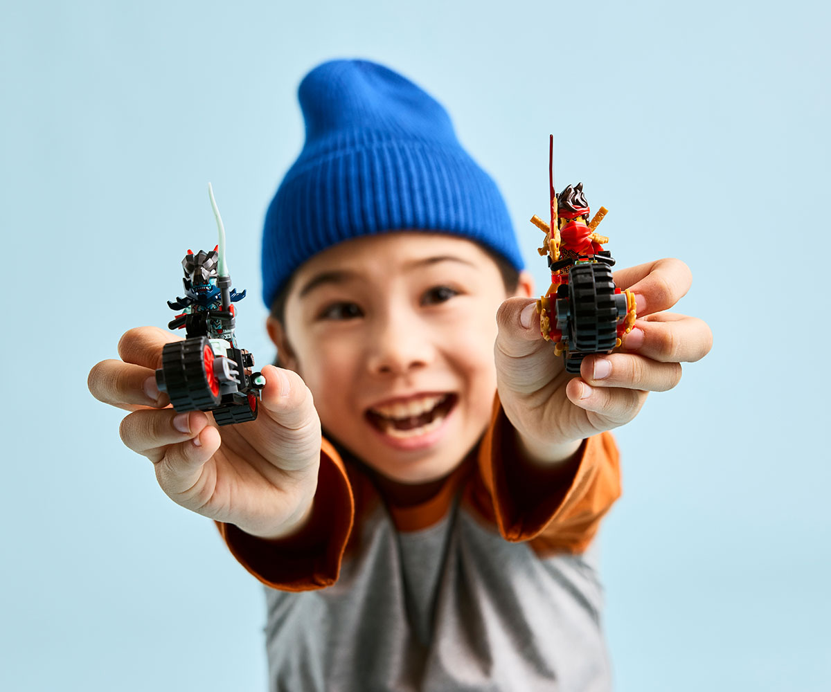 LEGO Ninjago 71838 Състезанието с мотоциклети на Кай, 79 части
