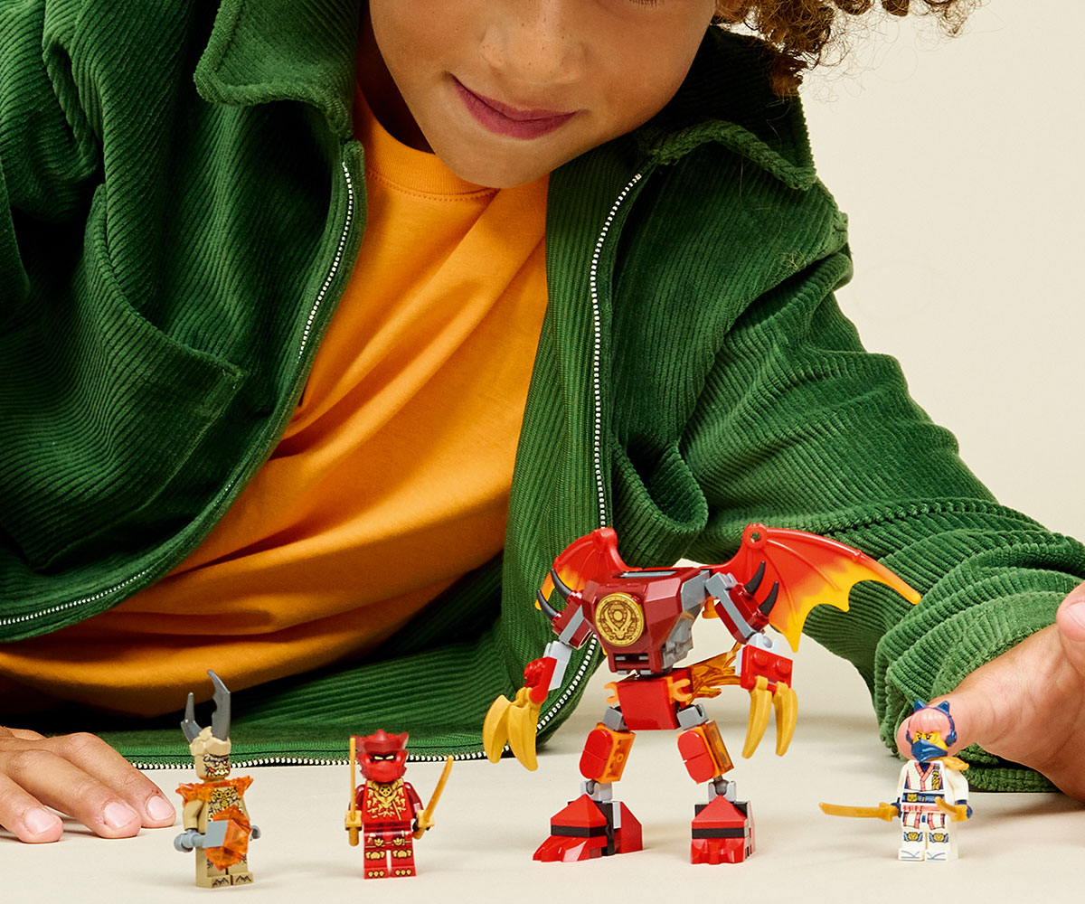 LEGO Ninjago 71851 Драконов робот на Кай – боен пакет, 85 части