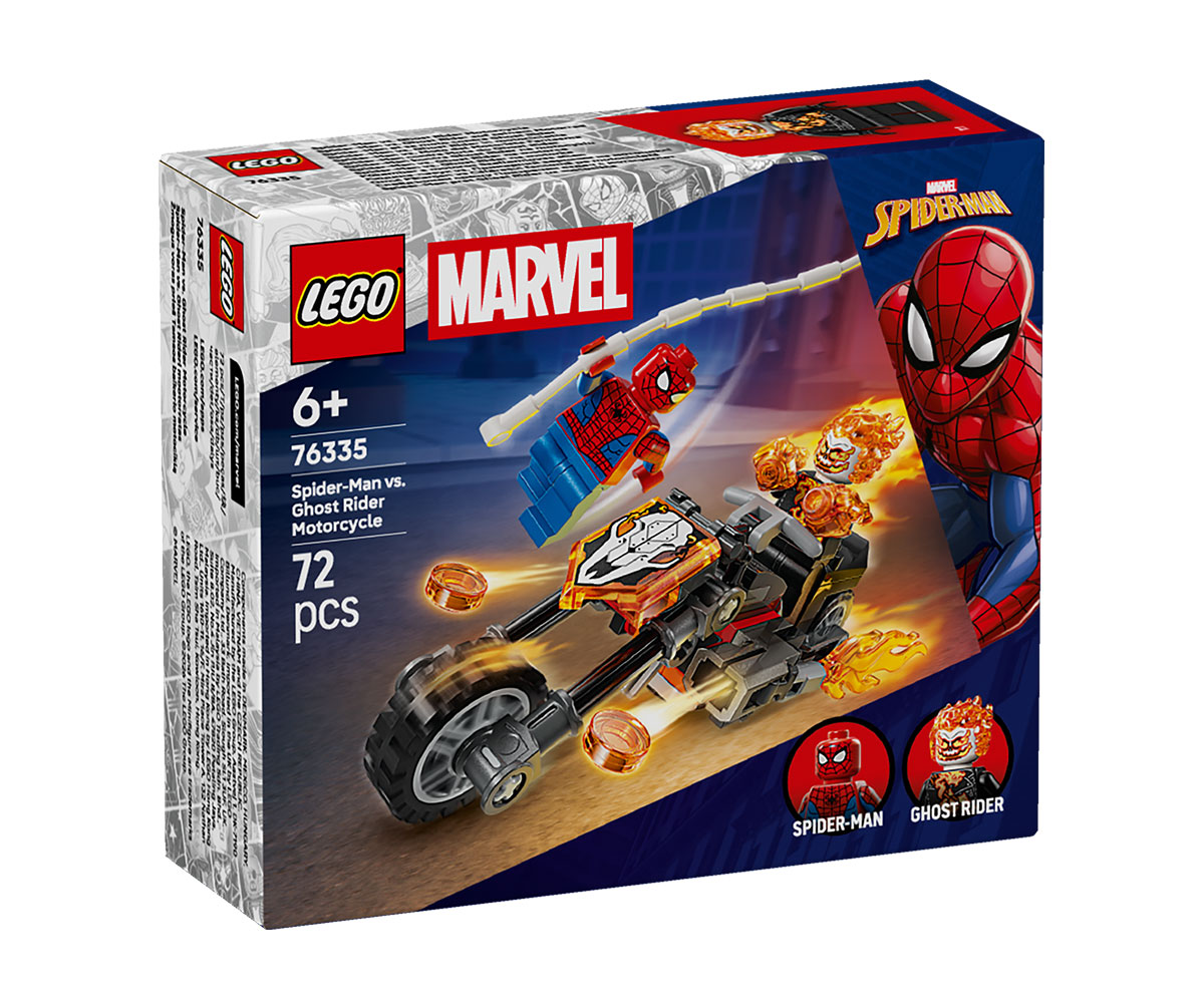 LEGO Marvel 76335 Спайдърмен срещу Призрачен ездач, 72 части