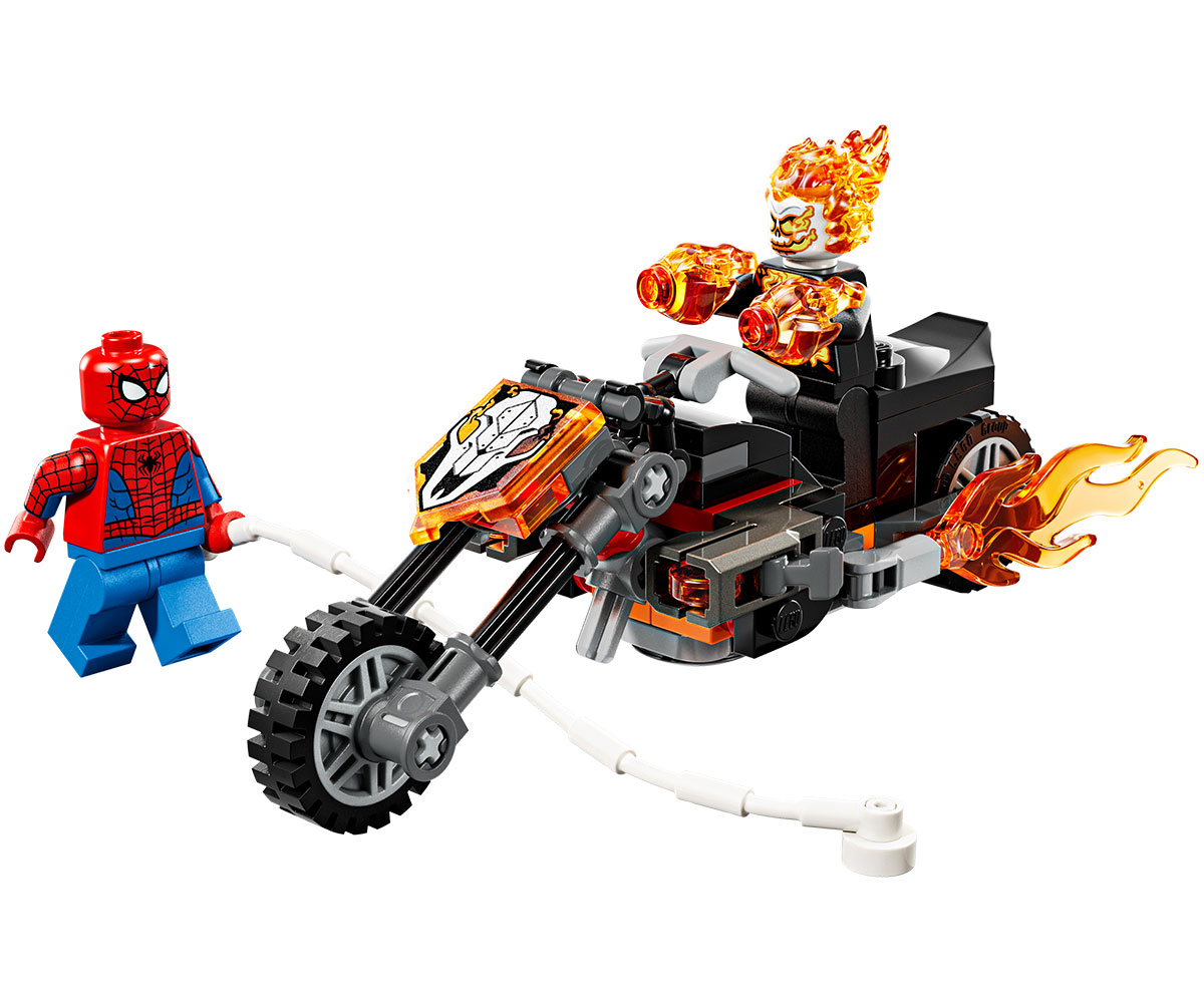 LEGO Marvel 76335 Спайдърмен срещу Призрачен ездач, 72 части