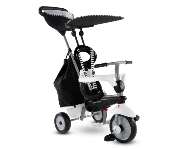 Триколка Smartrike Vanilla Plus 4-в-1, черно и бяло