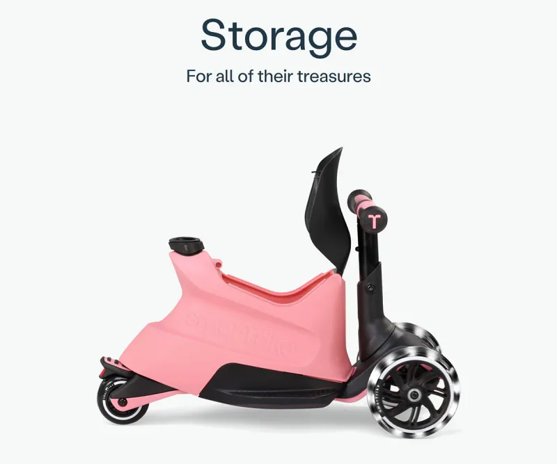 Разтегаем скутер Smartrike Xtend Ride-on, цвят сьомга