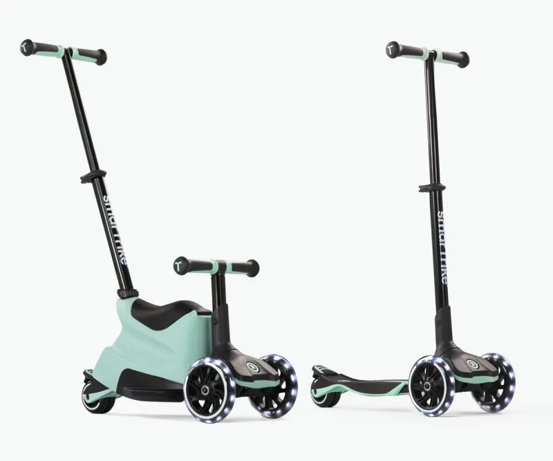 Разтегаем скутер Smartrike Xtend Ride-on, цвят зелен