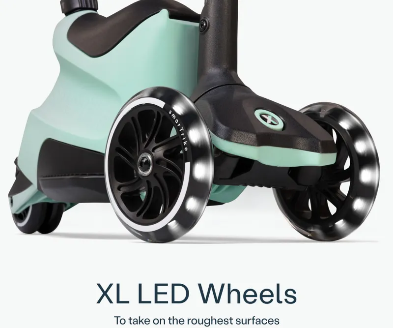 Разтегаем скутер Smartrike Xtend Ride-on, цвят зелен