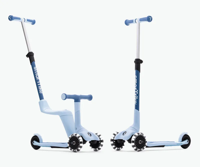 Разтегаем скутер Smartrike Mini Ride, арктическо син