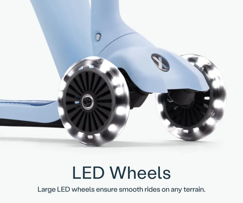 Разтегаем скутер Smartrike Mini Ride, арктическо син