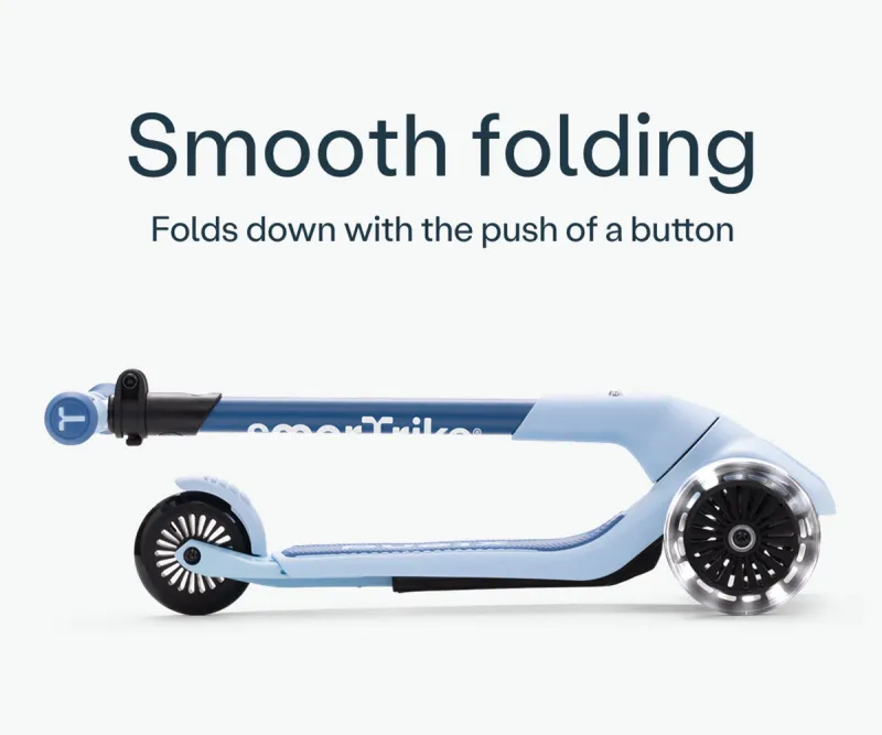 Разтегаем скутер Smartrike Mini Ride, арктическо син