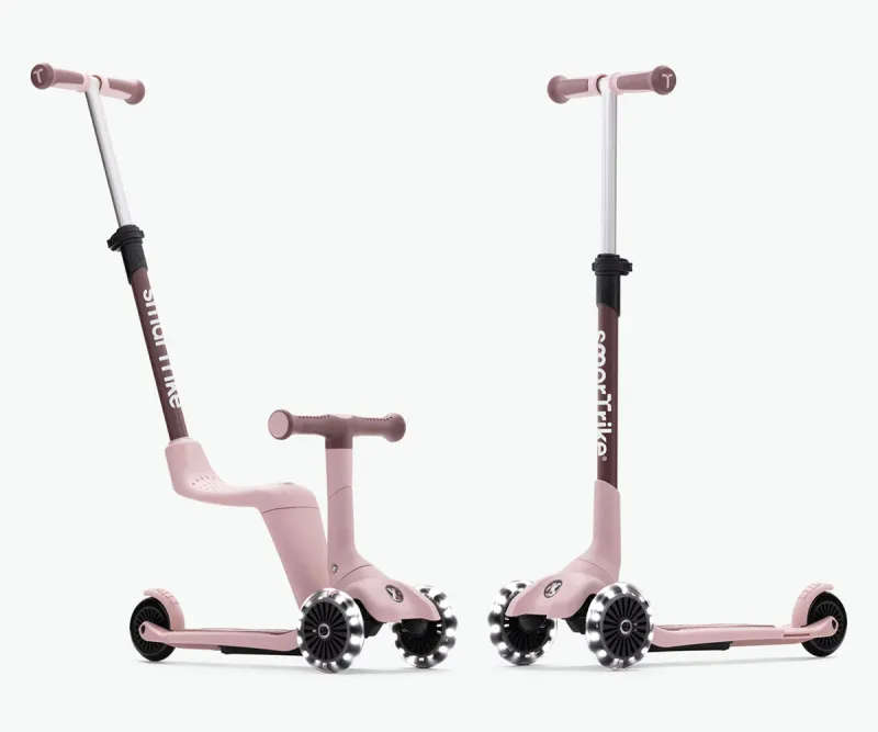 Разтегаем скутер Smartrike Mini Ride, розов корал