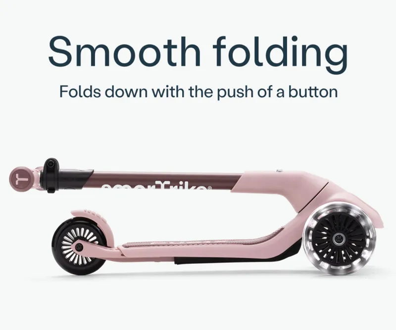Разтегаем скутер Smartrike Mini Ride, розов корал