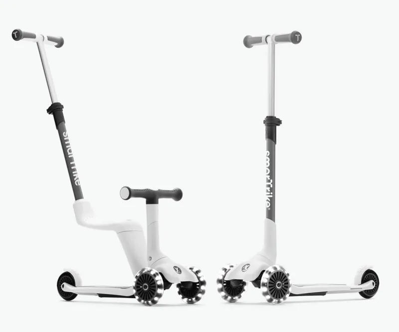 Разтегаем скутер Smartrike Mini Ride, сива перла