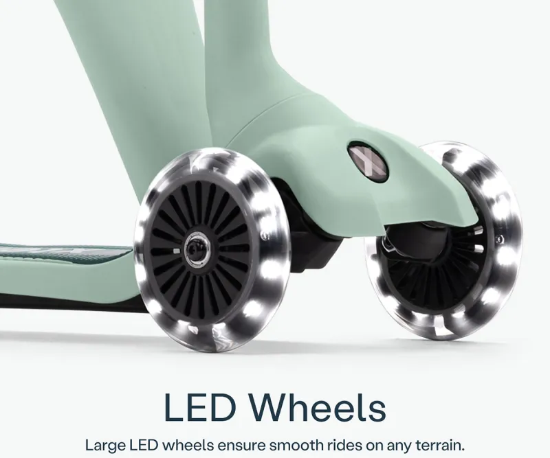 Разтегаем скутер Smartrike Mini Ride, зелен