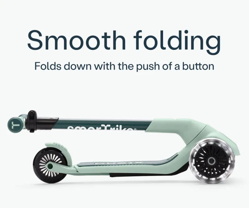 Разтегаем скутер Smartrike Mini Ride, зелен
