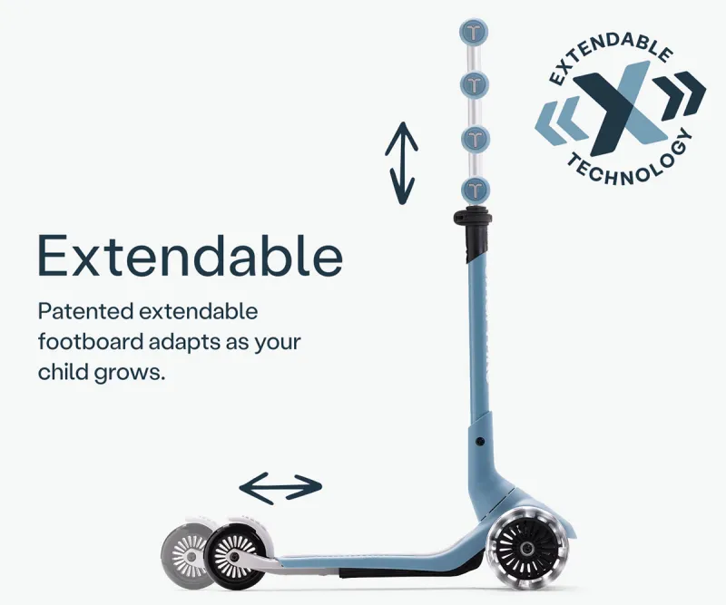 Разтегаем скутер Smartrike Mini+, цвят син