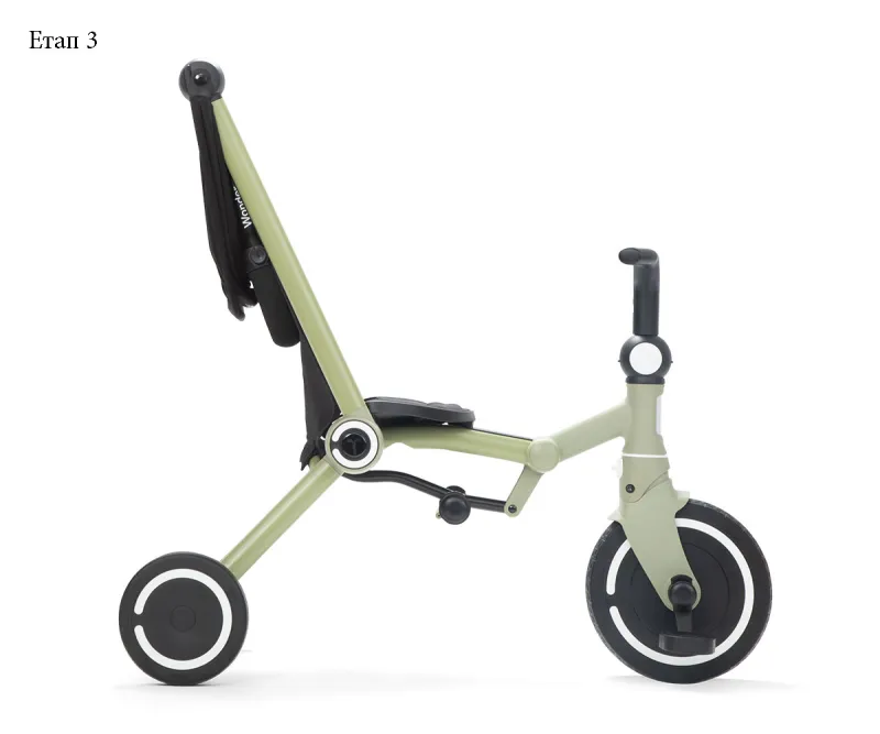 Сгъваема триколка Smartrike Wonder, цвят Olive