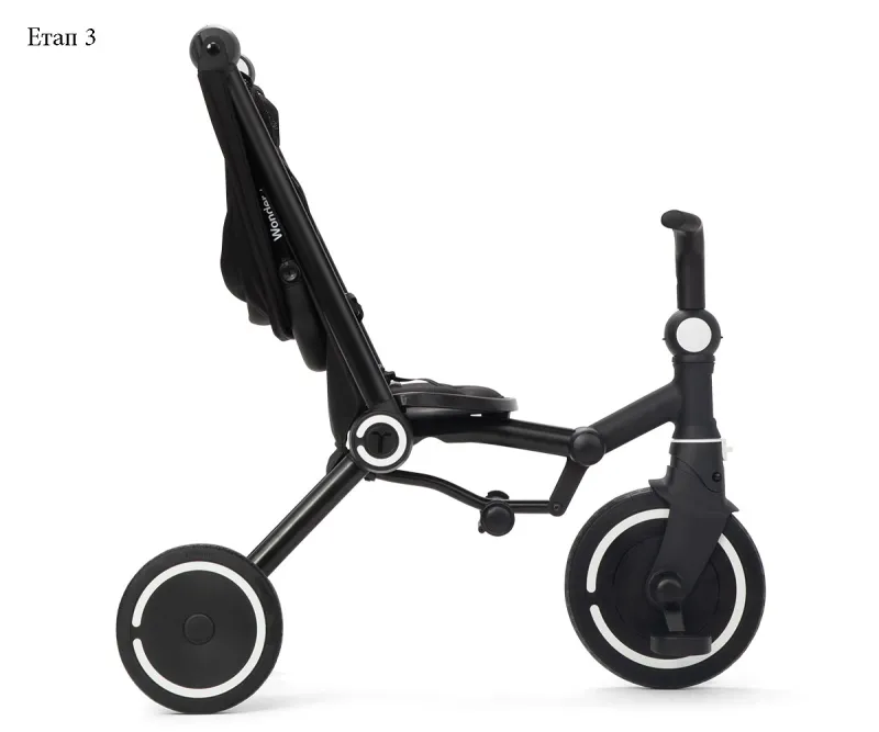 Сгъваема триколка Smartrike Wonder+ Storm Black, 6,2 кг
