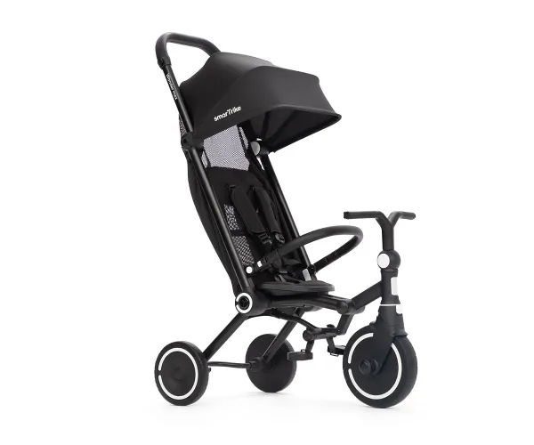Сгъваема триколка Smartrike Wonder Max Jet Black, наклон 140°