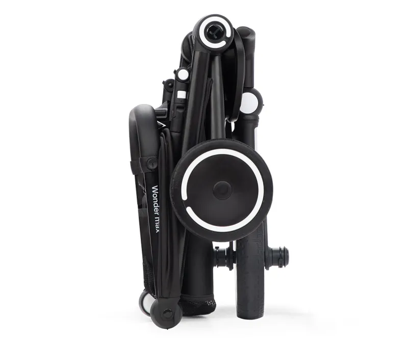 Сгъваема триколка Smartrike Wonder Max Jet Black, наклон 140°