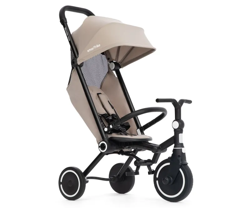 Сгъваема триколка Smartrike Wonder Max Stone Beige, наклон 140°