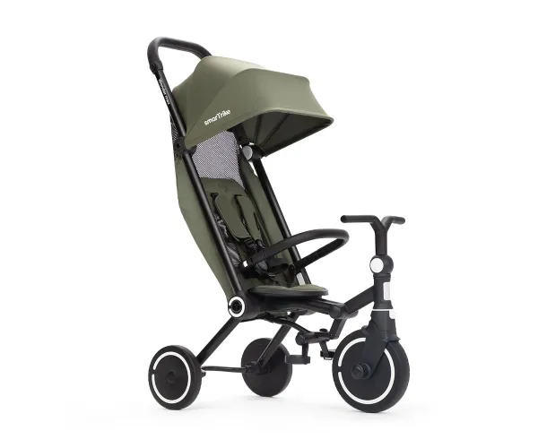 Сгъваема триколка Smartrike Wonder Max Sage, наклон 140°