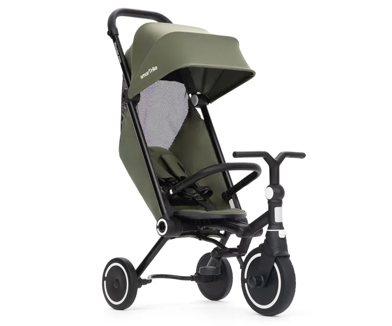 Сгъваема триколка Smartrike Wonder Max Sage, наклон 140°