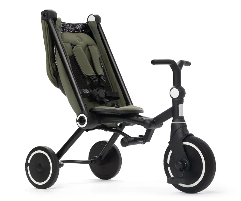 Сгъваема триколка Smartrike Wonder Max Sage, наклон 140°