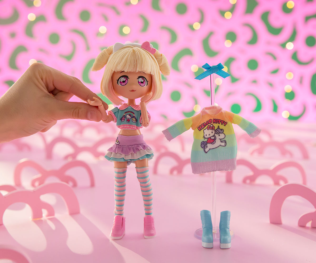 Комплект Hello Kitty Манга стил – кукла Fashion Unicorn