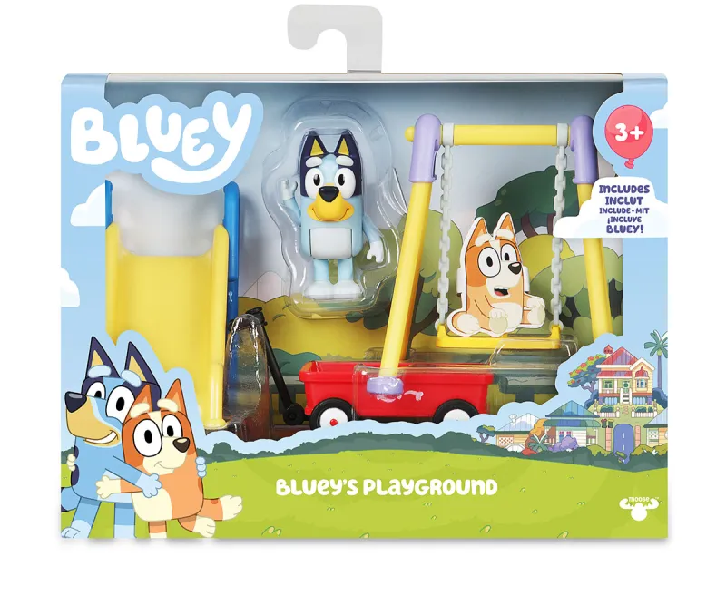 Площадка за игра на Блуи Bluey с люлка и пързалка