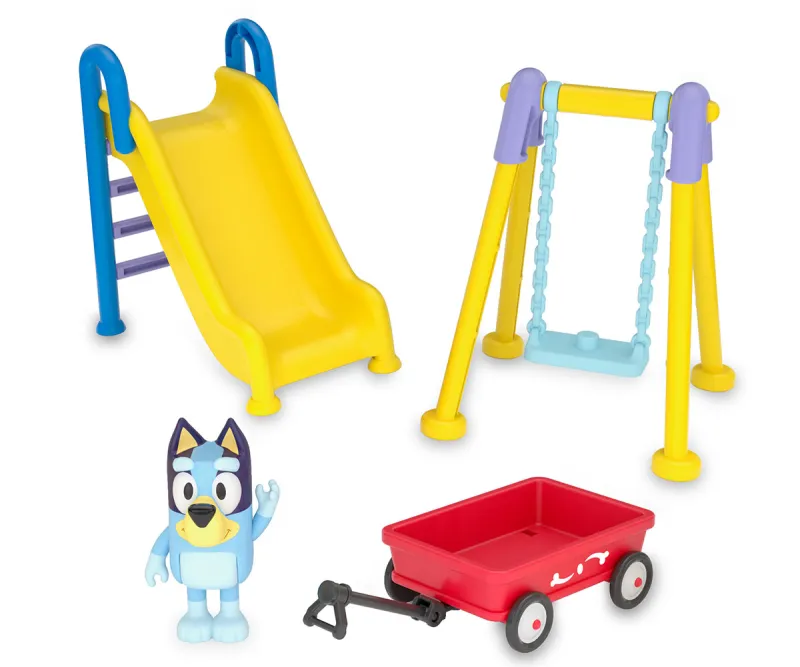 Площадка за игра на Блуи Bluey с люлка и пързалка
