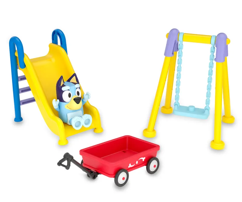 Площадка за игра на Блуи Bluey с люлка и пързалка