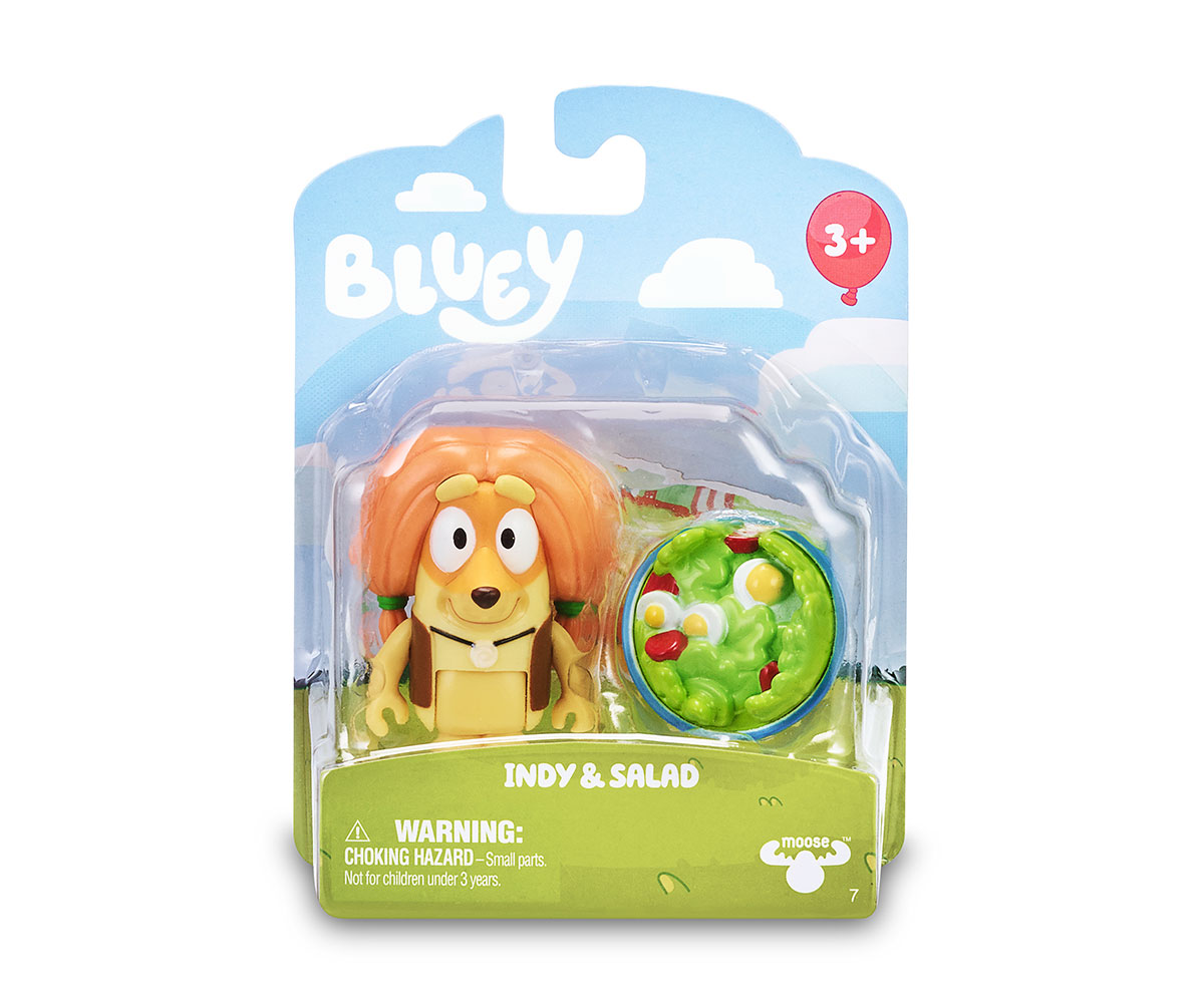 Фигурка за игра Bluey, 6 см с аксесоар и карта