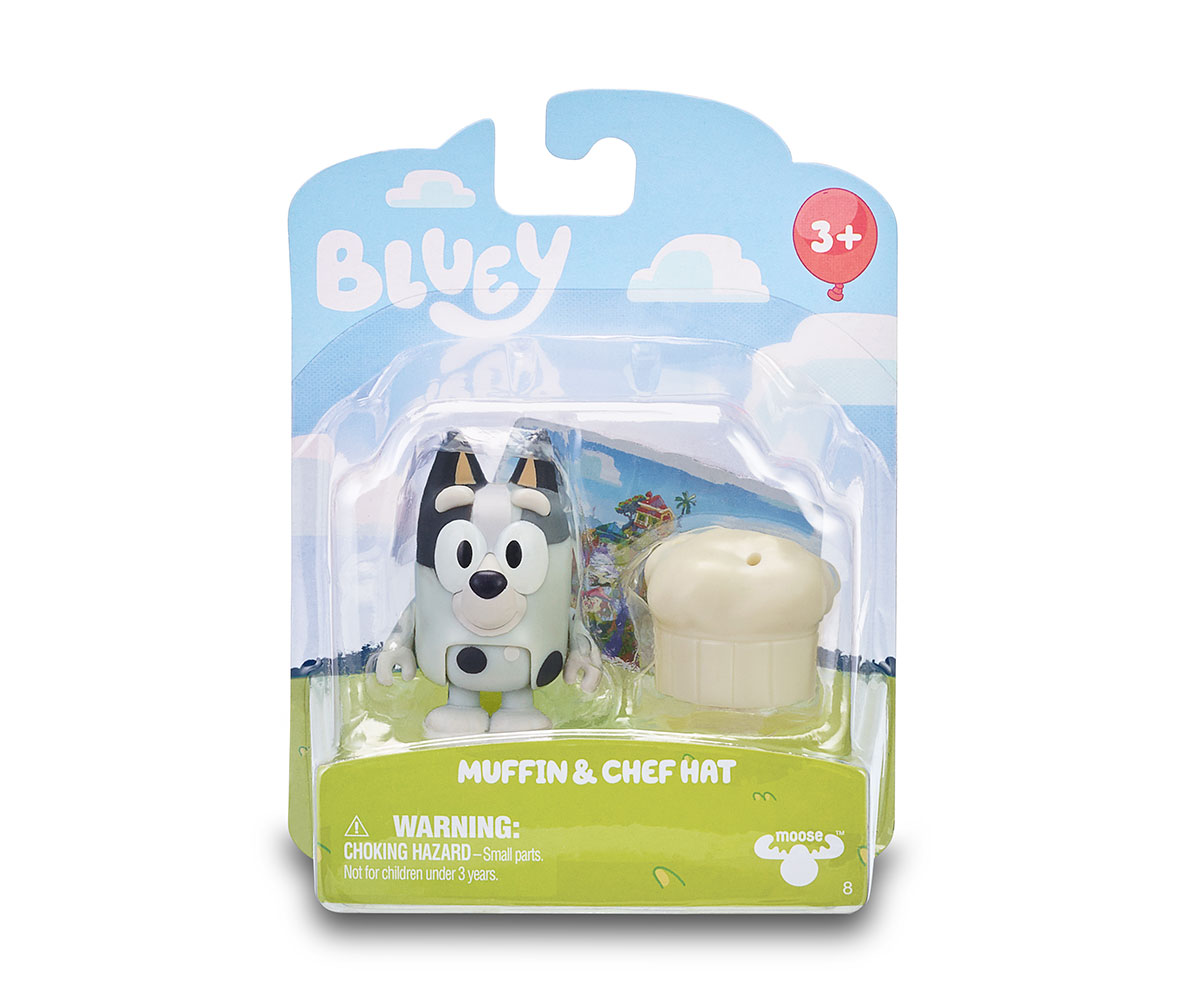 Фигурка за игра Bluey, 6 см с аксесоар и карта