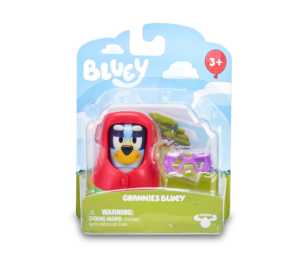 Фигурка за игра Bluey, 6 см с аксесоар и карта