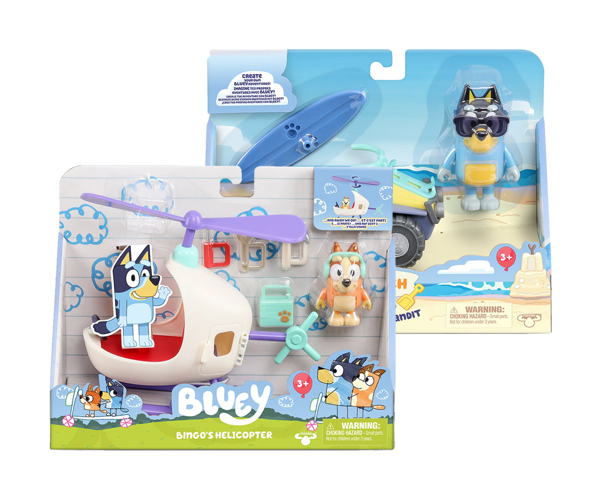 Bluey кола с фигурка – превозно средство и аксесоари