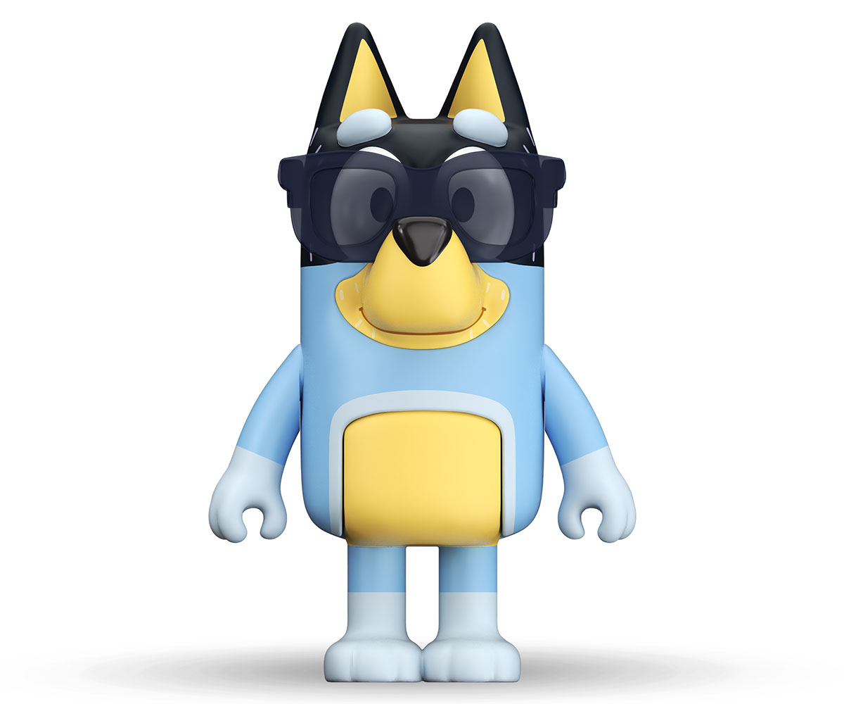Bluey АТВ с фигурка на Бандит, 8 см