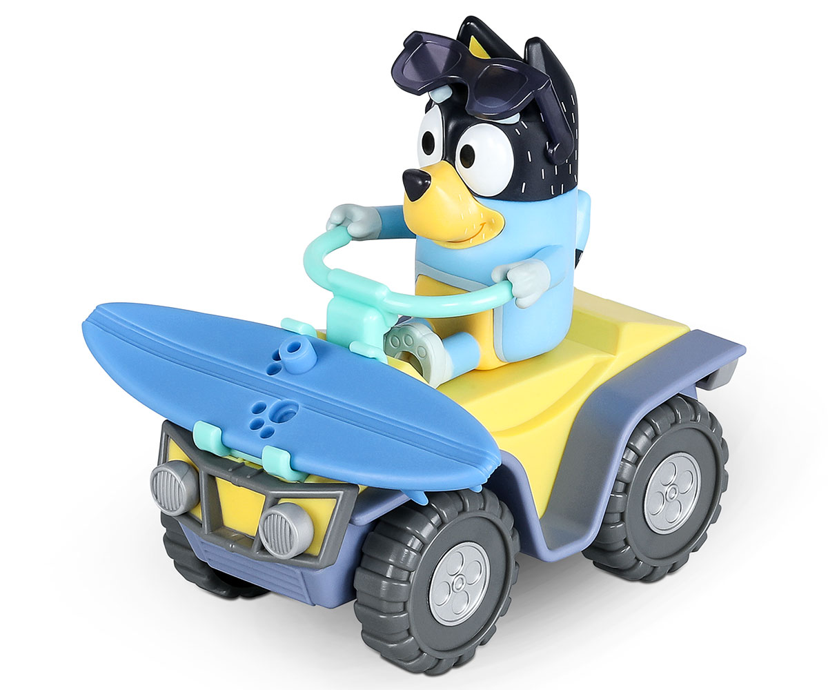 Bluey АТВ с фигурка на Бандит, 8 см