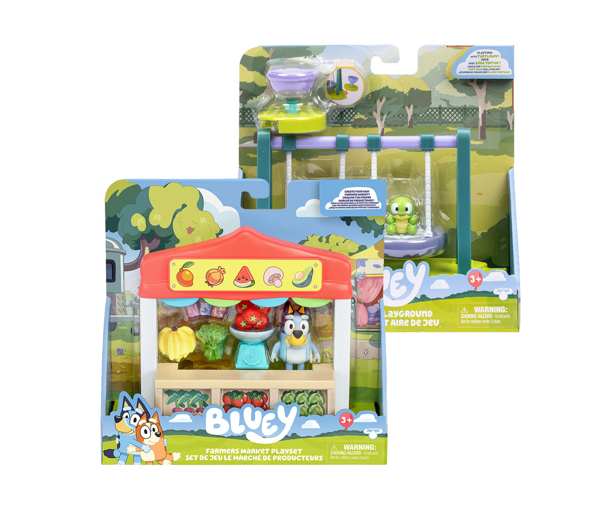 Bluey игрален комплект с фигурка – площадка или пазар