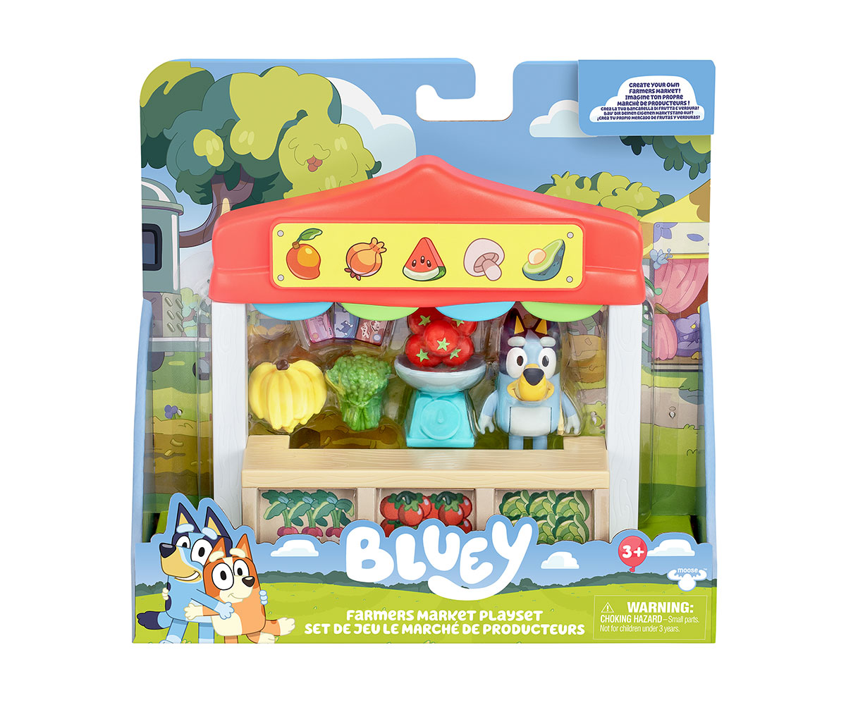 Bluey игрален комплект с фигурка – площадка или пазар