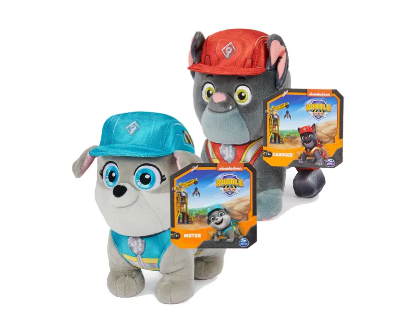 Плюшена играчка Пес Патрул Роки, 15 см