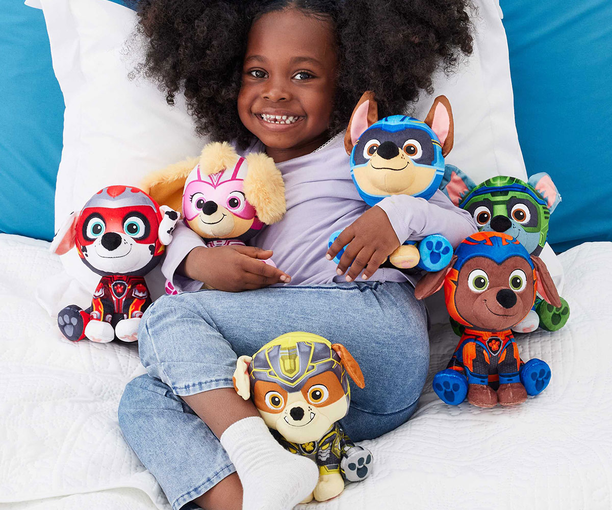 Плюшена играчка Пес Патрул Mighty Pups, 18 см